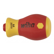 Insulated SlimLine Stubby Blade Holder. 2.2"/57mm OAL.