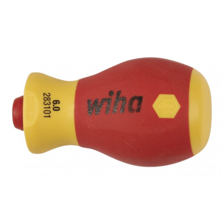 Insulated SlimLine Stubby Blade Holder. 2.2"/57mm OAL.