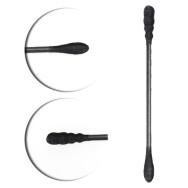 Paquete de 10 cotonetes negros para limpieza