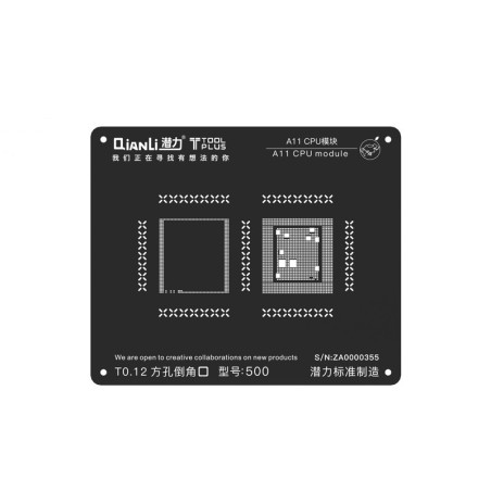 Esténcil 3D para A11