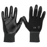 Guantes de nylon recubierto con nitrilo, grandes