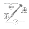 Desarmador de aluminio PH000