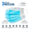 Caja de 50 cubrebocas (Protección Tricapa)