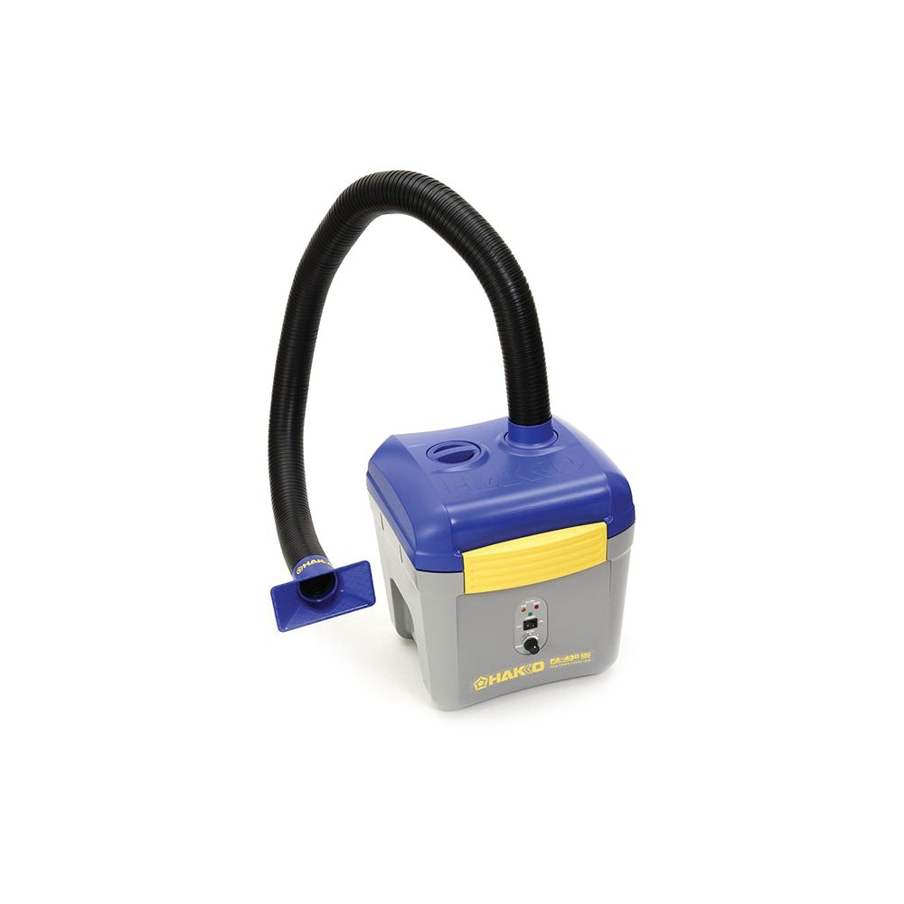 Extractor Hakko FA-430 con ducto y boquilla rectangular