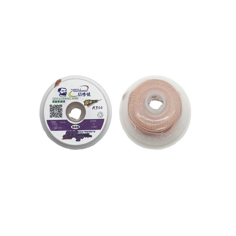 Malla para desoldar (solder wick) Mechanic R300