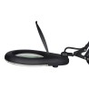 Lámpara LED con lupa de 5X y brazo articulado