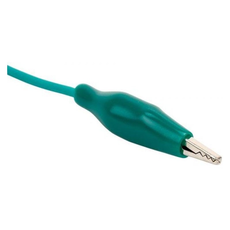 Juego de 10 cables con caimanes grandes