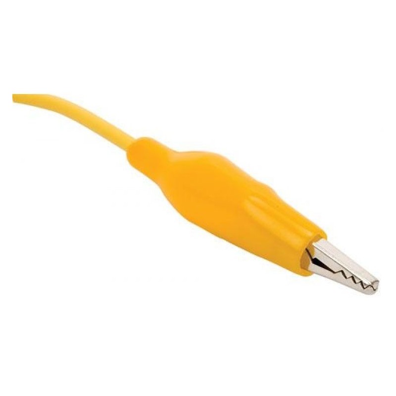 Juego de 10 cables con caimanes grandes