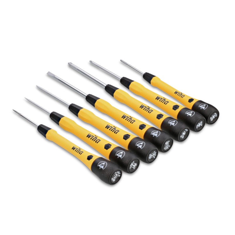 Kit de 7 desarmadores Wiha Picofinish ESD 27392