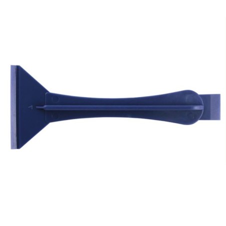 Espátula de plástico.