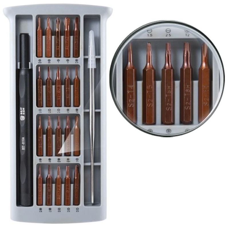 Kit de desarmadores magnético (BST-8930)