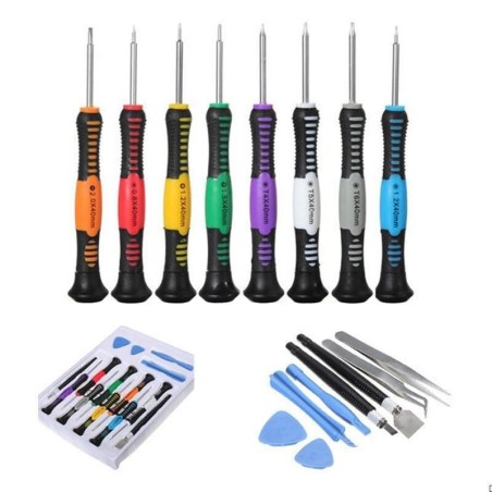 Kit de Desarmadores y auxiliares Kaisi 2408