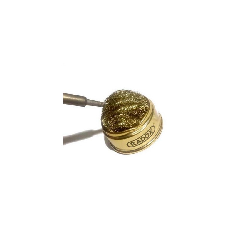 Fibra metálica para limpieza de cautín