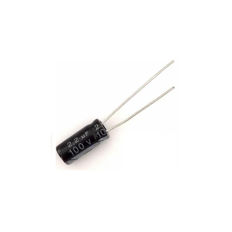 Capacitor electrolítico 2.2µF 100V