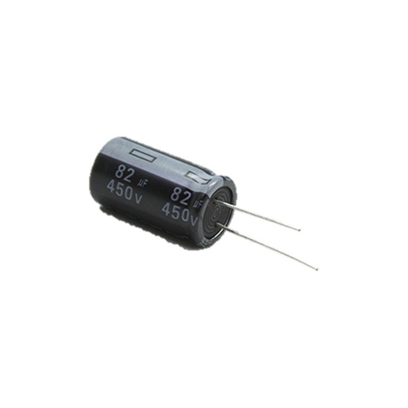Capacitor electrolítico 82µF 450V