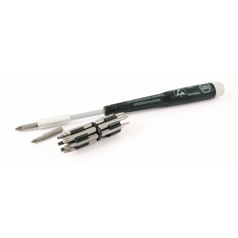 Set micropuntas intercambiables ESD Wiha 75093