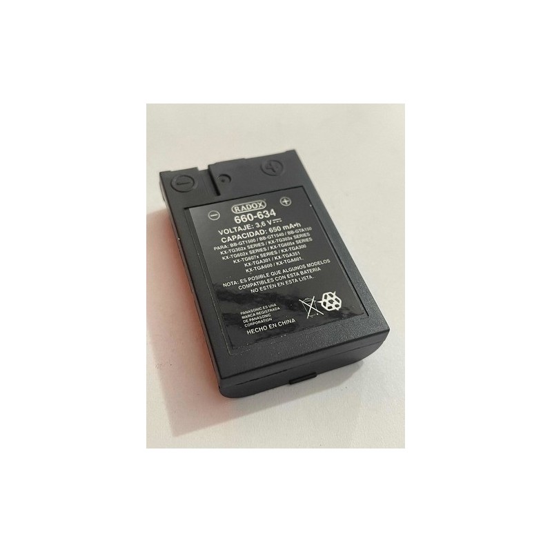 Batería Telefónica recargable  3.6V 650mA