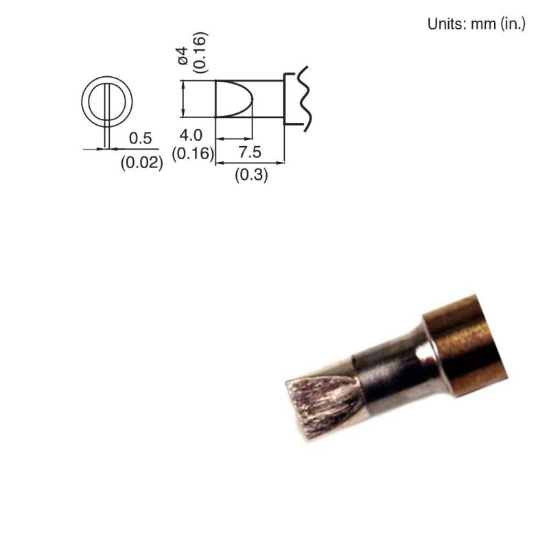 Punta para cautín Hakko T15-D4