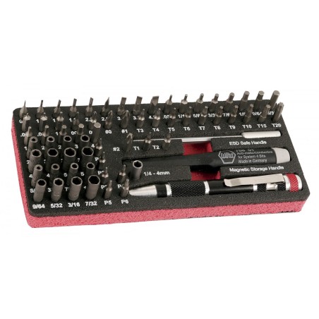 Juego de puntas Wiha Master Tech ESD - 68 piezas (75968)