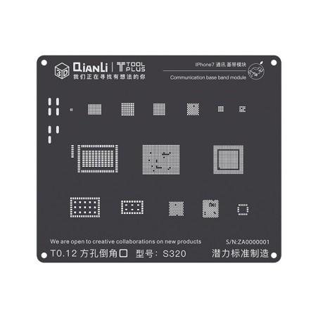 Esténcil iBlack Base band iPhone 7