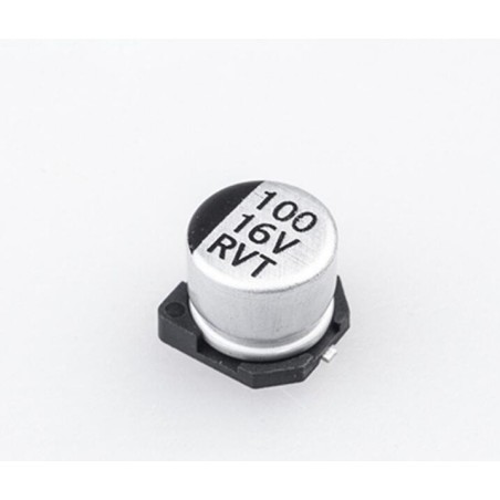 Capacitor SMD Aluminio 100µF 16V
