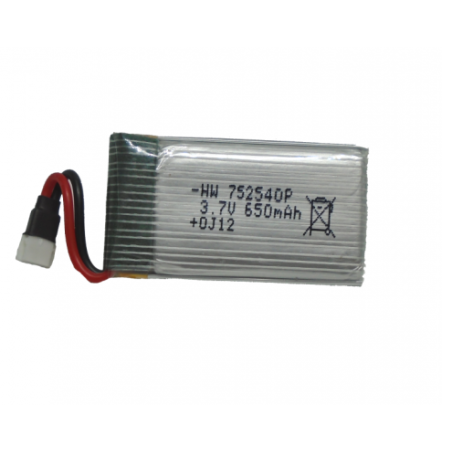 Batería Recargable de litio 3.7V 650mA
