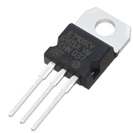 Regulador de voltaje -5V  LM7905