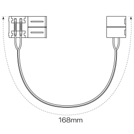 Conector para tira LED 8MD5050 (10mm)