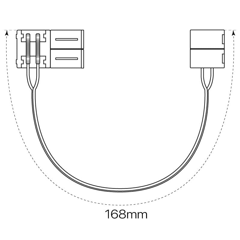 Conector para tira LED 8MD5050 (10mm)