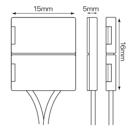 Conector para tira LED 8MD5050 (10mm)