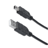 CABLE USB 2.0 A MACHO / MINI 5 PINES NEGRO 1.8 MTS