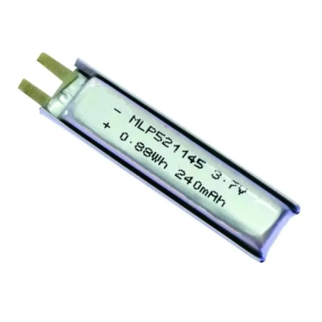 Batería recargable de litio 3.7V 220mA