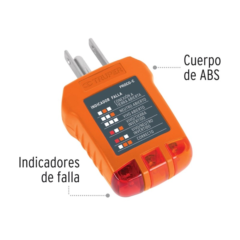 Probador de tomacorriente