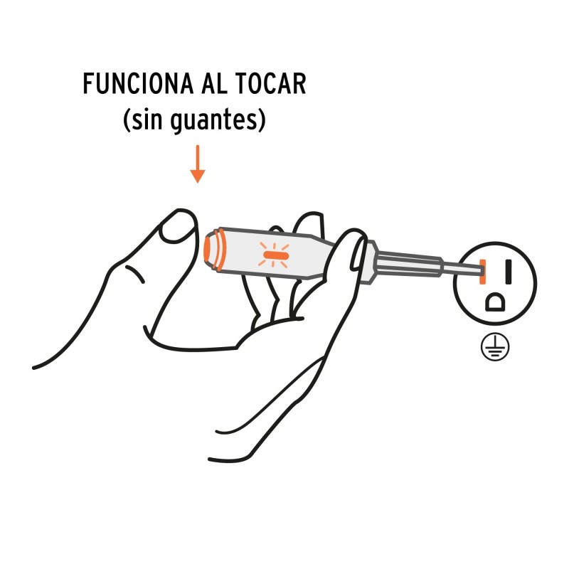 Probador de circuitos corriente alterna
