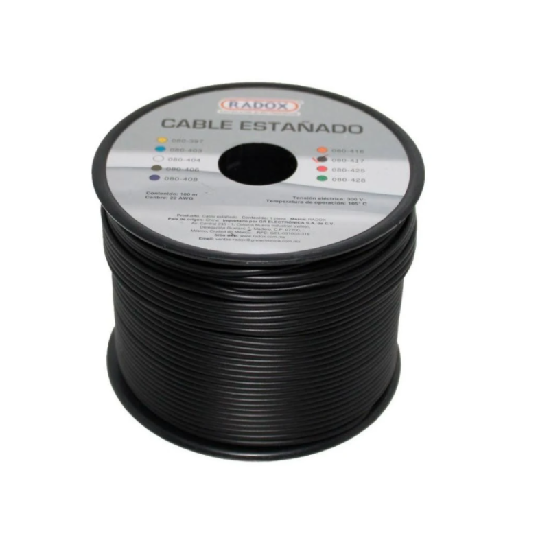 Cable estañado  22 AWG