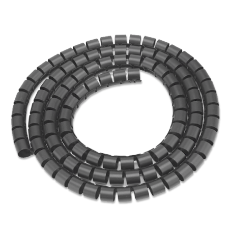 Protector anti-nudos para cable 13mm Negro