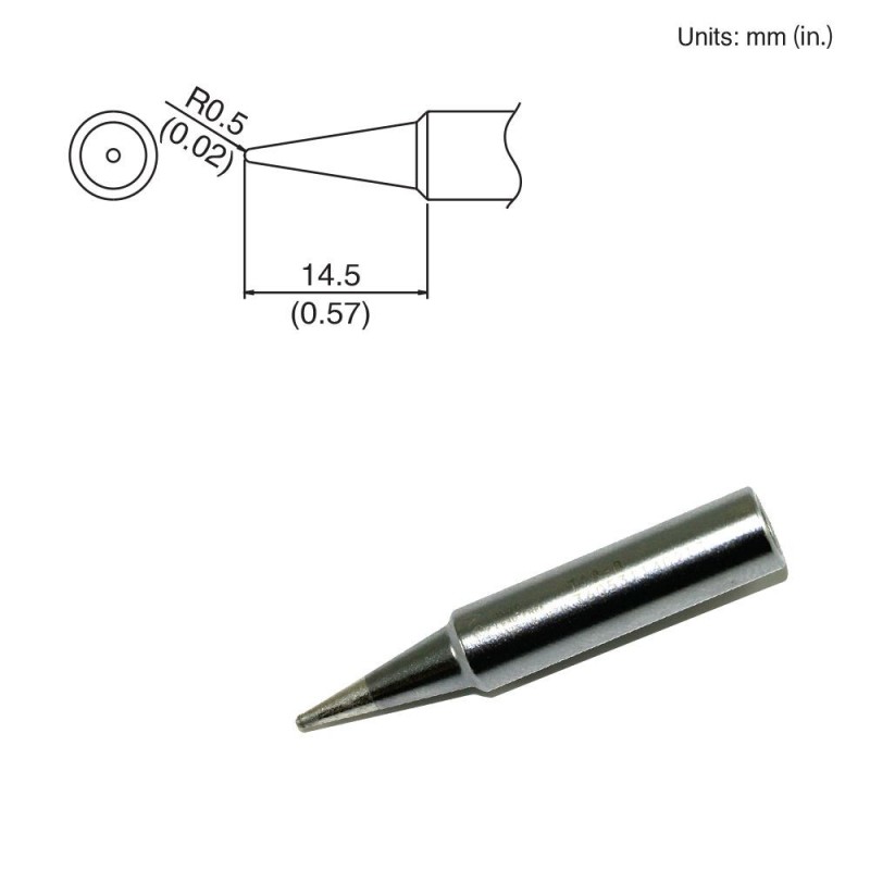 Punta cónica 0.05mm Hakko T18-B