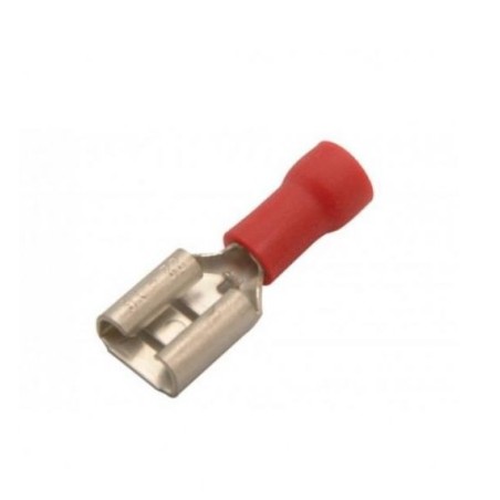 Terminal Faston Hembra forro rojo calibre 16-22