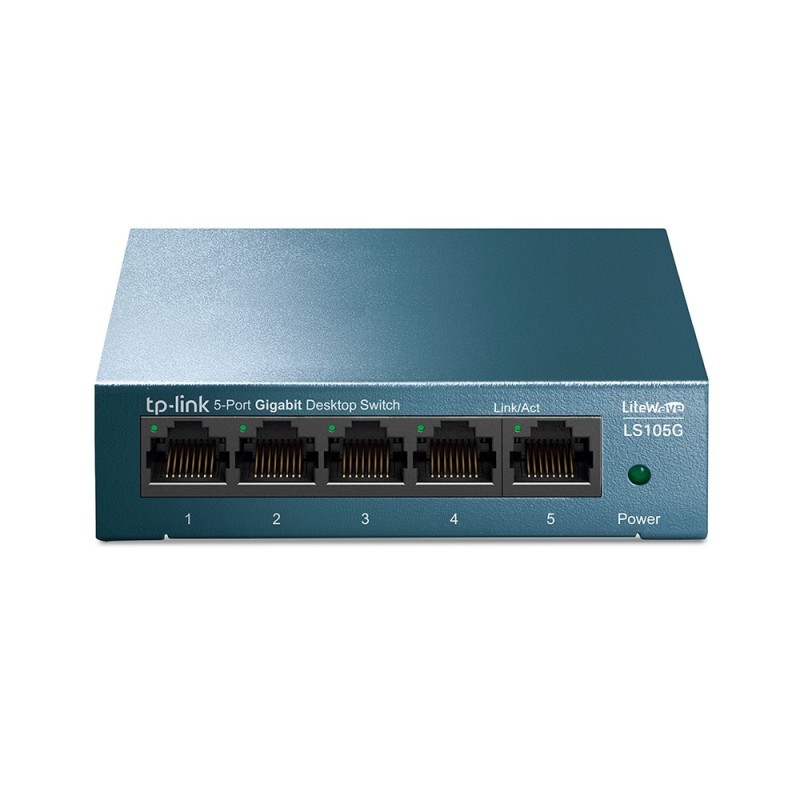 Switch de escritorio 5 Puertos 10/100/1000Mbps