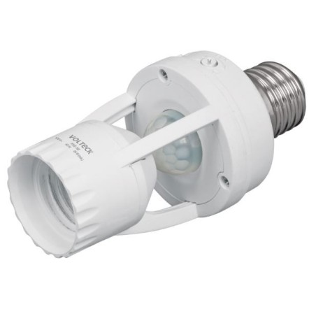 Portalámpara con sensor de movimiento