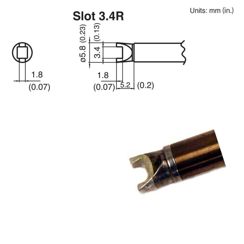 Punta para cautin Hakko T15-R34
