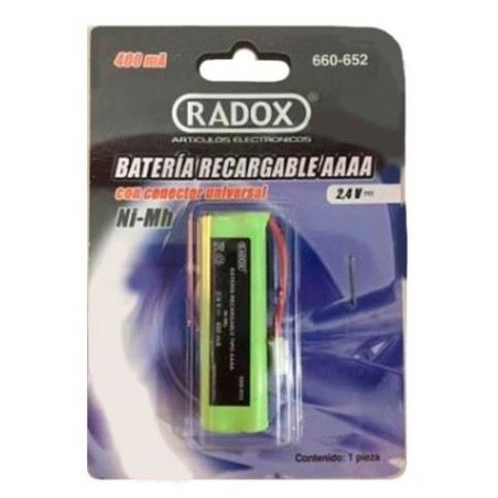 Batería telefónica recargable  2.4V  400mA