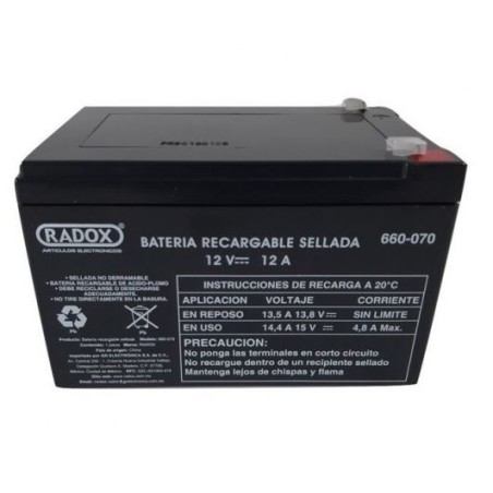 Batería recargable sellada 12V 12A