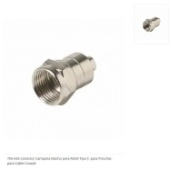Conector macho para RG-6...