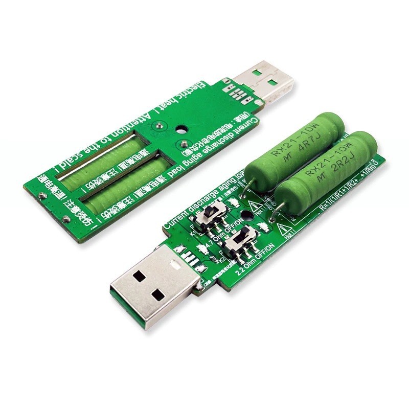 Resistencia USB para probar corriente de descarga