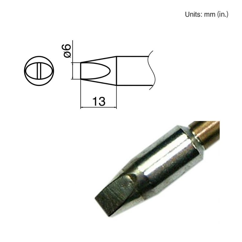 Punta cincel Hakko T33-D6