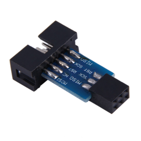 AVRISP USBASP STK500 - Placa adaptadora de 10 pines a 6 pines