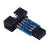 AVRISP USBASP STK500 - Placa adaptadora de 10 pines a 6 pines