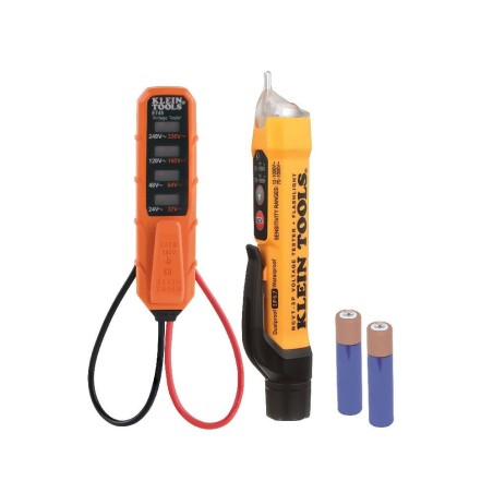 Kit de prueba eléctrica NCVT de rango dual y probador de voltaje CA/CD Klein Tools