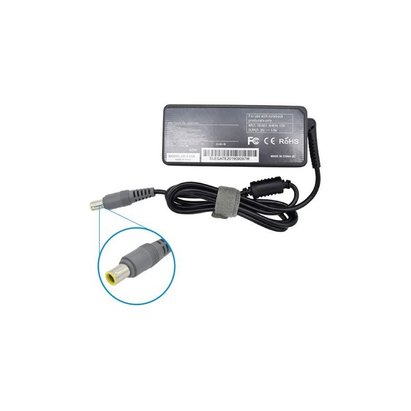 Cargador para Laptop LENOVO 20V 3.25A